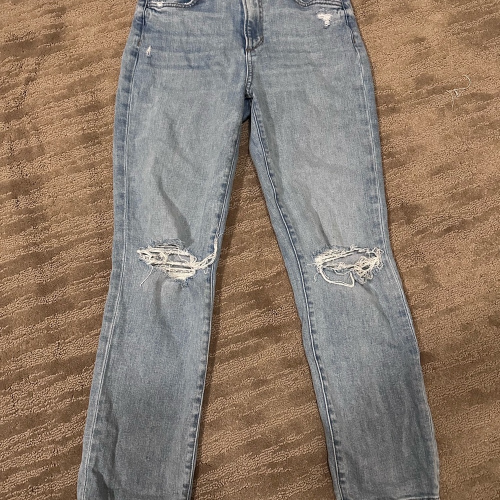 Favorite Daughter Distressed Straight Leg Jeans